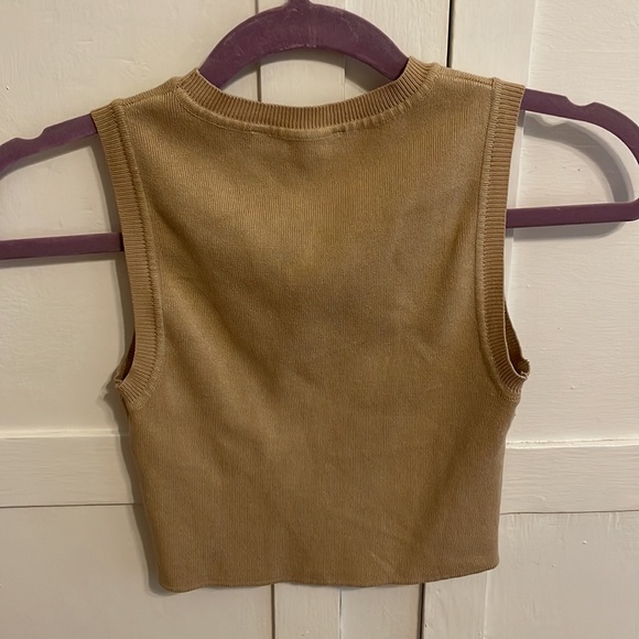 ZARA RIBBED TANK TOP - Picture 2 of 4